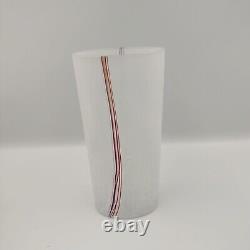 Vintage Rainbow Series Vase Signed by Acclaimed Glass B. Vallien for Kosta BODA