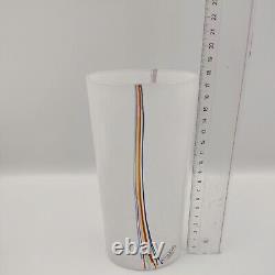 Vintage Rainbow Series Vase Signed by Acclaimed Glass B. Vallien for Kosta BODA