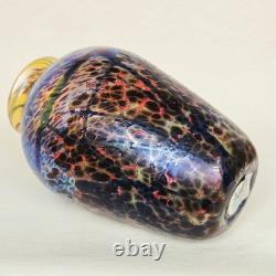 Vintage Signed Eric Dandurand 1999 Phoenix Studios Art Glass Vase 7.25