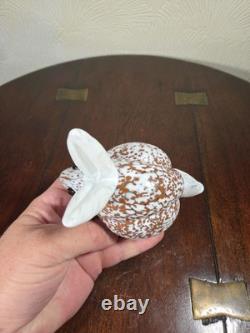 Vintage Signed Glasform John Ditchfield Mottled Art Glass Rabbit Figurine