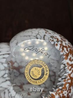 Vintage Signed Glasform John Ditchfield Mottled Art Glass Rabbit Figurine