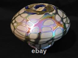 Vintage Stuart Abelman Art Glass Vase 100% Original & Signed By Artist- 3 1/2