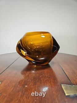 Vintage Tarbeklaas Eino Mäelt 1970's Rock Series Art Glass Vase