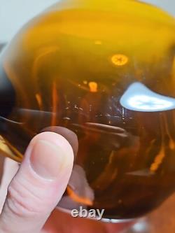 Vintage Tarbeklaas Eino Mäelt 1970's Rock Series Art Glass Vase