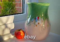 Vintage Vasart Crystal Art Glass Vase