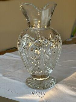 Vintage Waterford Crystal Bunratty Pitcher Romance Of Ireland Collection