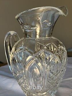 Vintage Waterford Crystal Bunratty Pitcher Romance Of Ireland Collection