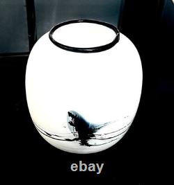 Vintage glass vase Atlantis Holmegaard excellent condition wedding gift idea