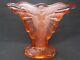 Walther & Sohne Peach Schmetterling Glass Vase Art Deco Lady Butterfly Vase 30's