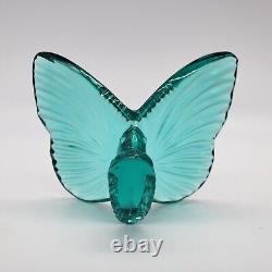 Waterford Crystal Crystal Butterfly Turquoise Figurine Paperweight