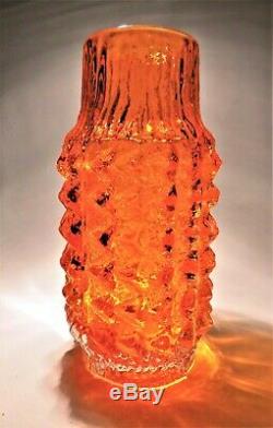 Whitefriars Art Glass Vase By Geoffrey Baxter