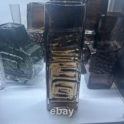 Whitefriars Cinnamon Totem Pole Vase Geoffrey Baxter 9671