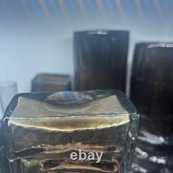 Whitefriars Cinnamon Totem Pole Vase Geoffrey Baxter 9671