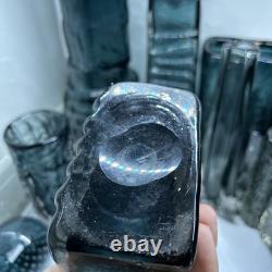 Whitefriars Indigo Bamboo 9669 Glass Vase