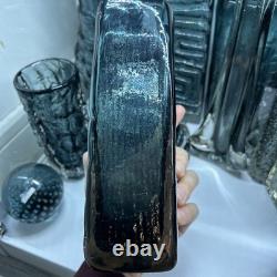 Whitefriars Indigo Bamboo 9669 Glass Vase