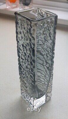 Whitefriars Nailhead Glass Vase 9683 By Geoffrey Baxter mint condition