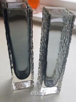 Whitefriars Nailhead Glass Vase 9683 By Geoffrey Baxter mint condition