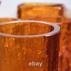 Whitefriars Tangerine Mallet 9818 Glass Vase