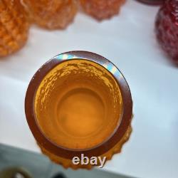 Whitefriars Tangerine Mallet 9818 Glass Vase