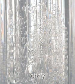 Willy Johansson for Hadeland, Sweden. Ribbed Atlantic vase in clear art glass