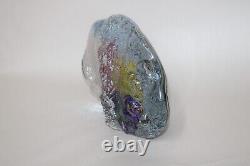 X LARGE 12'' CHRIS HEILMAN Colorful CORAL REEF Art Glass SCULPTURE 15 LBS