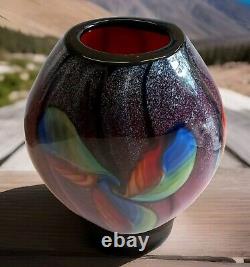 XL glass vase flower vase table vase glass art Murano art decoration flowers artificial vase