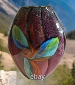 XL glass vase flower vase table vase glass art Murano art decoration flowers artificial vase