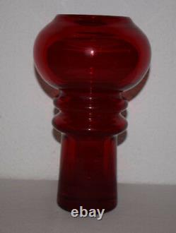 Zbigniew Horbowy design glas Vase 60s Vintage midcentury Modernist artglass