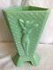 30's Vintage Art Deco Mckee Jadeite Verre Nu Profil Vase It Glows