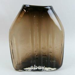 A Scarce Whitefriars Baxter Design Cinnamon Art Glass Shoulder Vase