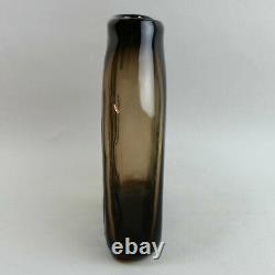 A Scarce Whitefriars Baxter Design Cinnamon Art Glass Shoulder Vase