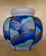Adrian Mazoyer (1887-1950) Vase En Verre &eacute;maill&eacute; Art D&eacute;co Fran&ccedil;ais Des Ann&eacute;es 1930