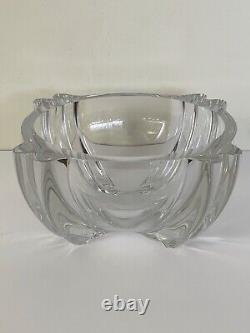 Alfredo Barbini Antique Italien Clair Murano Glass Bowl Old Vintage Modern Vase
