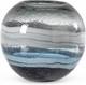 Andrea Vase Bol Bol En Verre Bleu De 7 Pouces, Verre D&rsquo;art Souffl&eacute; &agrave; La Main, Couleur Souffl&eacute;e &agrave; La Main-infus&eacute;e
