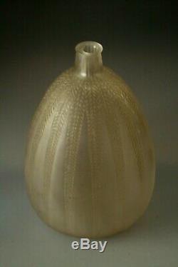 Art Deco Lalique Vase En Verre Mimosa Vers 1921