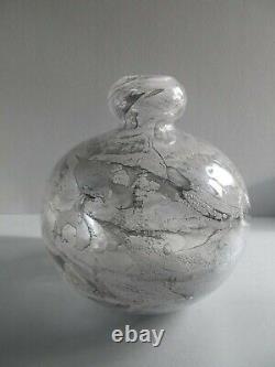 Art Glass Large Vase 1970's Peill & Putzler Blown À La Main Fully Marked Uk Vendeur