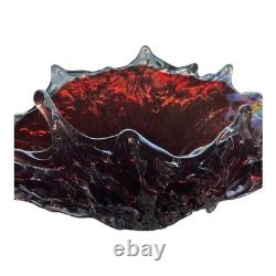 Atelier de verre Mihai Topescu Artisan verrier Sculpture soufflée Bol Vase Œuvre d'art artiste