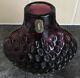 Aubergine Whitefriars Geoffrey Baxter Onion Ou Glasse D'art De Poisson De Puffer Vase