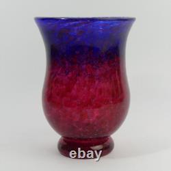 Beau vase en verre bohémien Hantich vers 1930