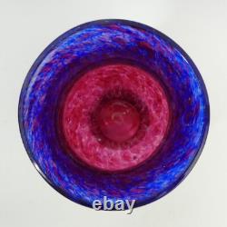 Beau vase en verre bohémien Hantich vers 1930