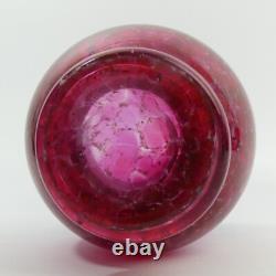 Beau vase en verre bohémien Hantich vers 1930