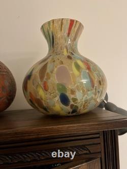 Beau vase en verre d'art Maestri Vetrai de Murano