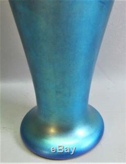 Beaux 13 Steuben Bleu Aurene Art Glass Vase Shape 275 C. Déco Antique Des Années 1930