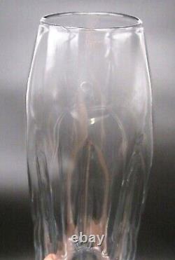Blenko 1970 Art Glass Big 22 # 7924 Bullet Architectural Floor Vase MCM
