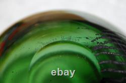 Bol / Vase en verre d'art de studio signé par Marianne Buus