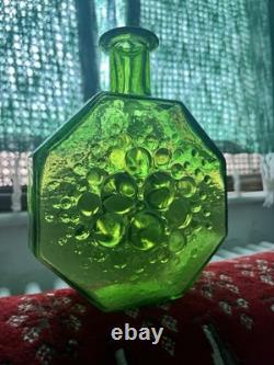 Carafe en verre Riihimäen Lasi, bouteille, pichet Stella Polaris, Nanny Still, 1970