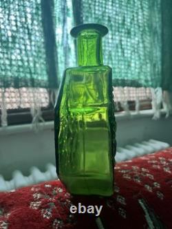 Carafe en verre Riihimäen Lasi, bouteille, pichet Stella Polaris, Nanny Still, 1970