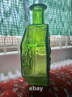 Carafe en verre Riihimäen Lasi, bouteille, pichet Stella Polaris, Nanny Still, 1970