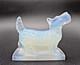 Chien Scottie En Verre Opalescent Art D&eacute;co Sabino De Paris, Sans Dommage, 4,25 Pouces De Long