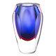 Élégant Vase En Verre D'art Décoratif De Style Moderne Murano Astra, 6 Pouces